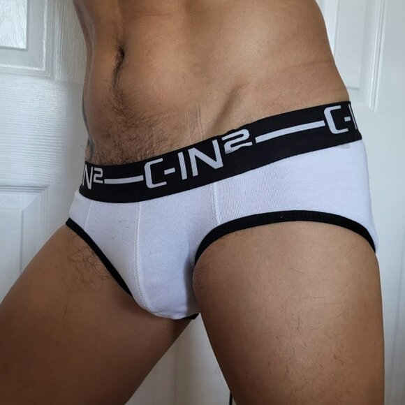 C-IN2 Men's White Underwear Brief Small - Picture 1 of 4